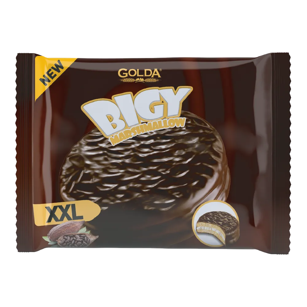 Bigy Marshmallow Dark Cocoa Coated
