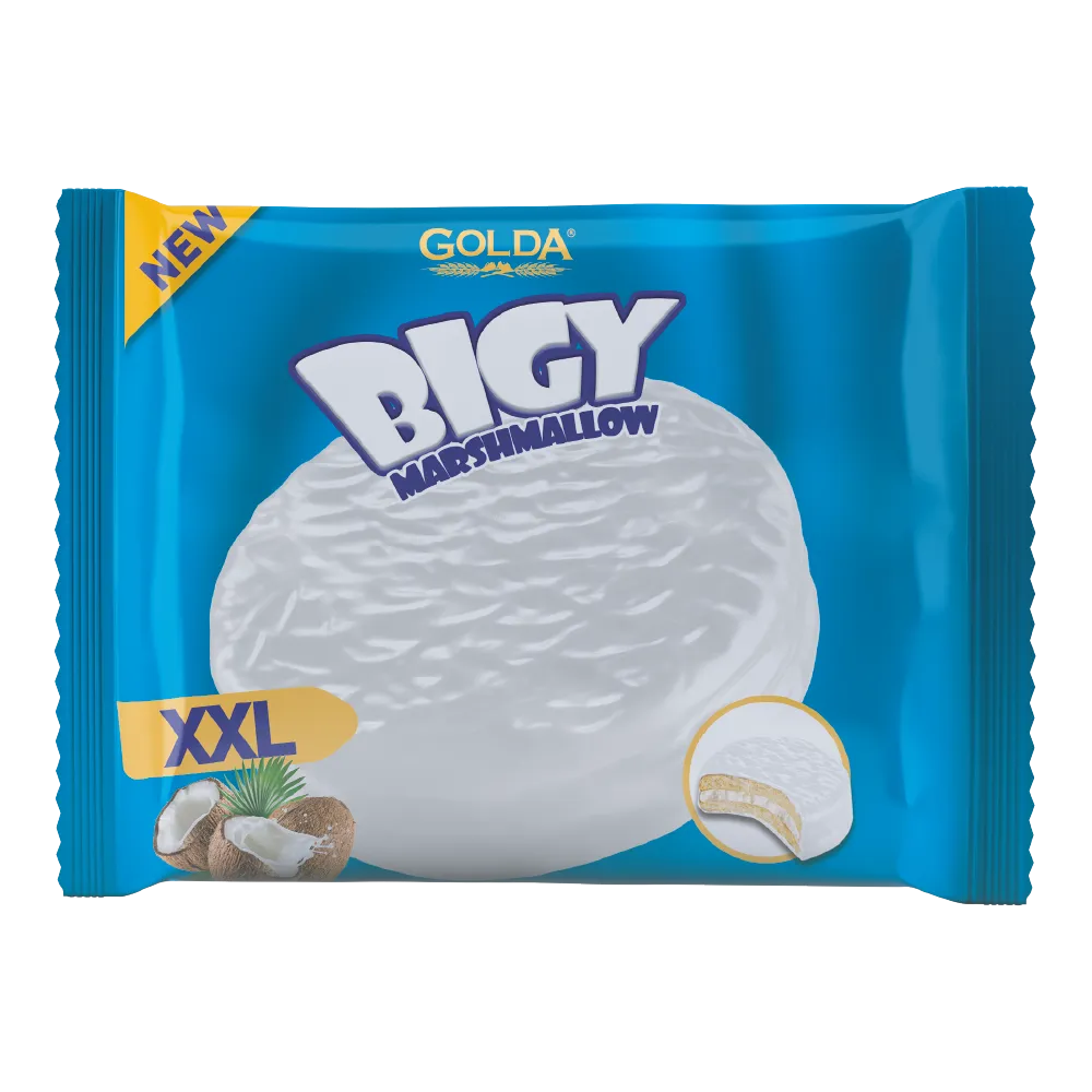 Bigy Marshmallow White Cocoa Coated