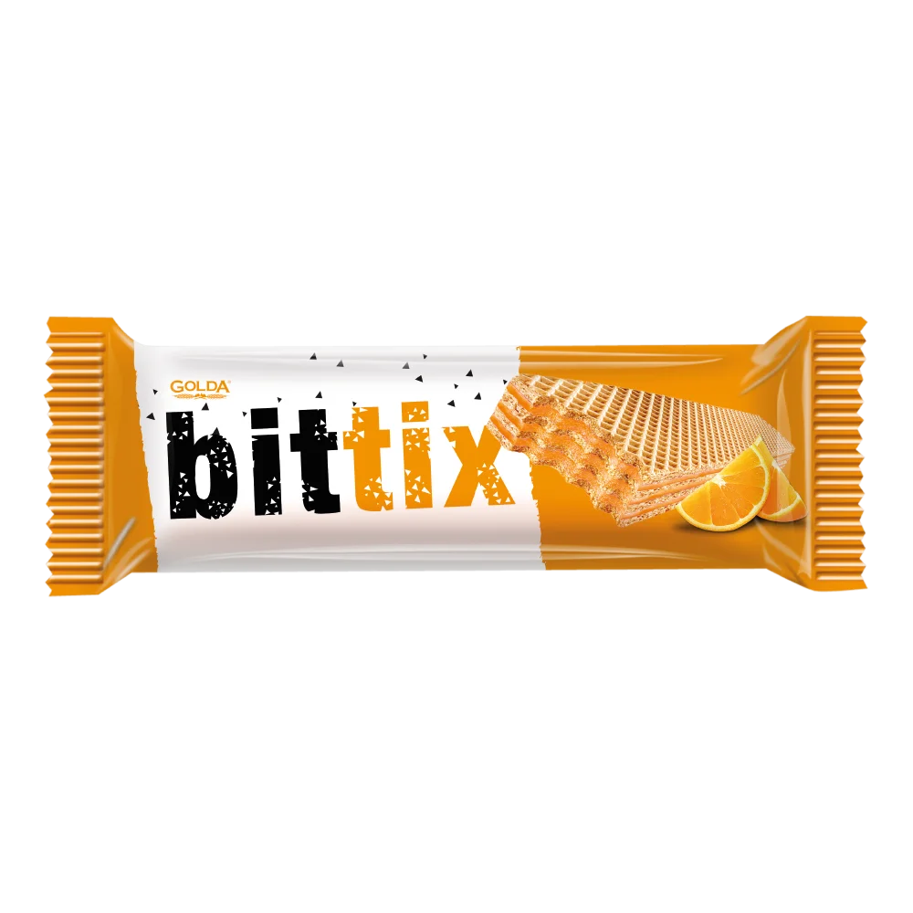 Bittix Portakal Kremalı Gofret
