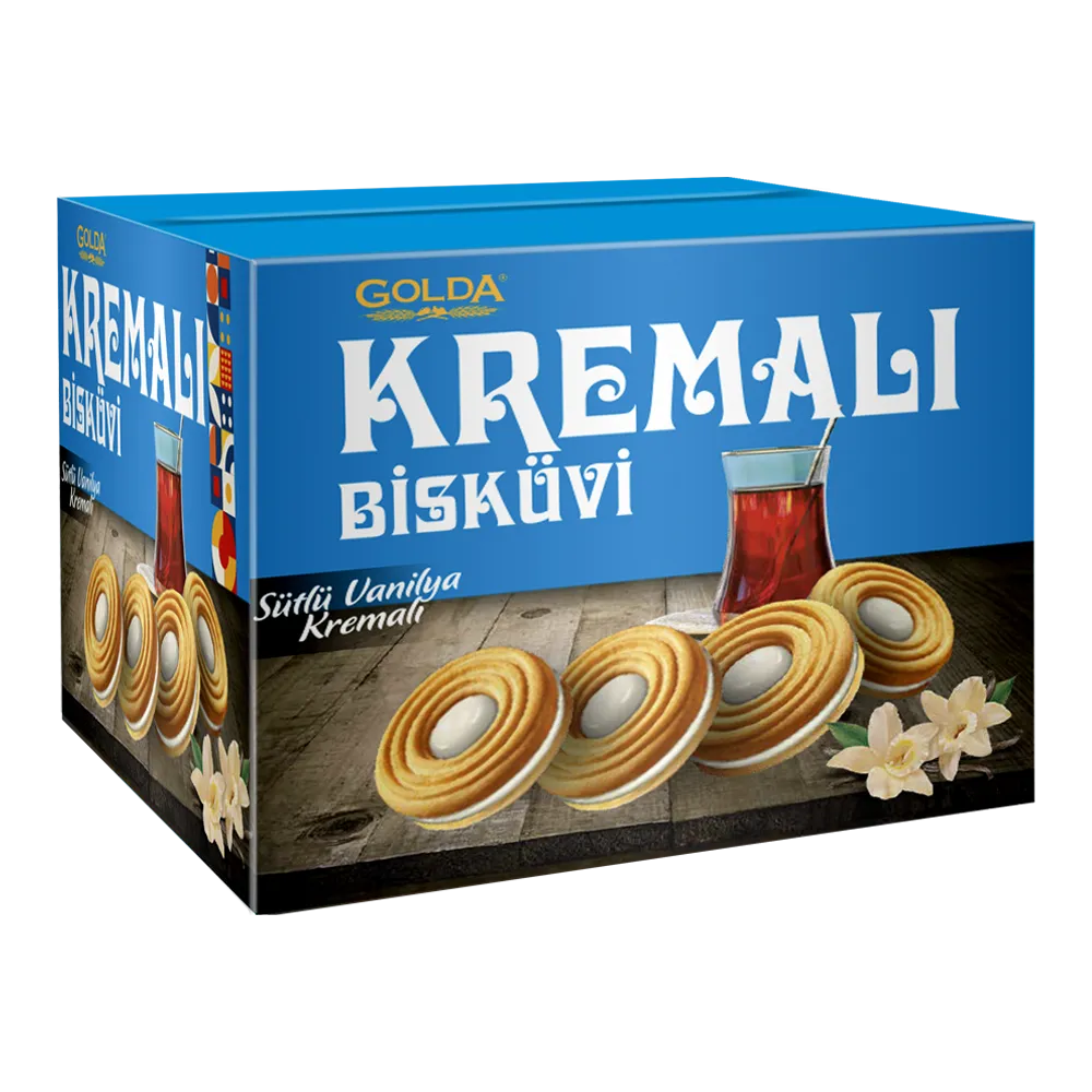 Dökme Kremalı Bisküvi