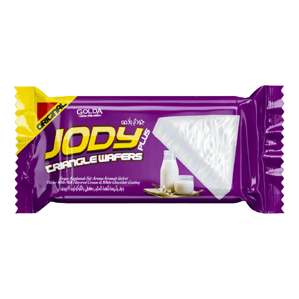 Jody Plus Triangle Wafers WHITE COCOA