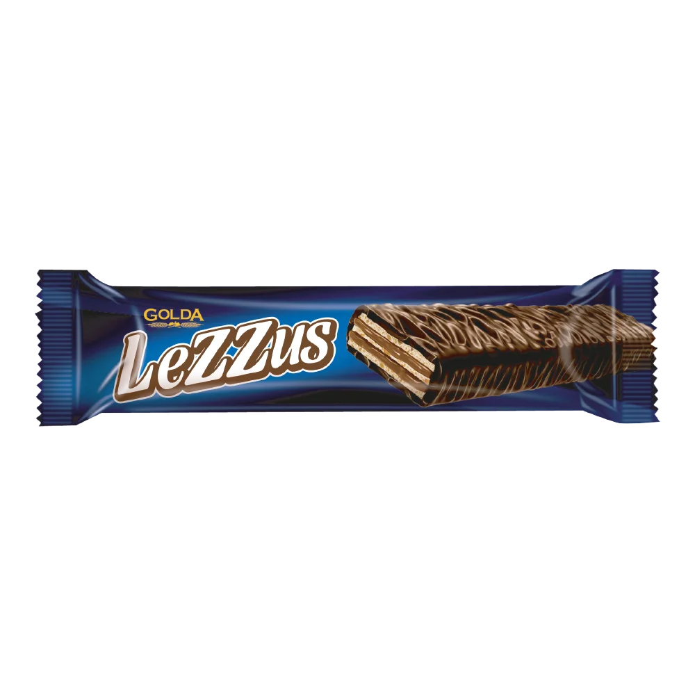 Lezzus Bitter Kakao Kaplamalı Kakao Kremalı Gofret