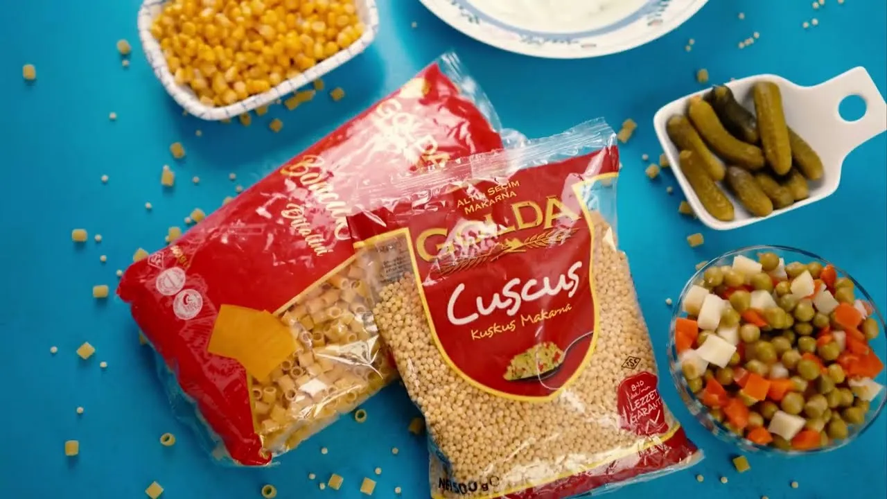 Golda ile makarna salatası tarifi lezzeti makarnasında