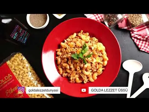 Golda ile yumurtalı makarna tarifi