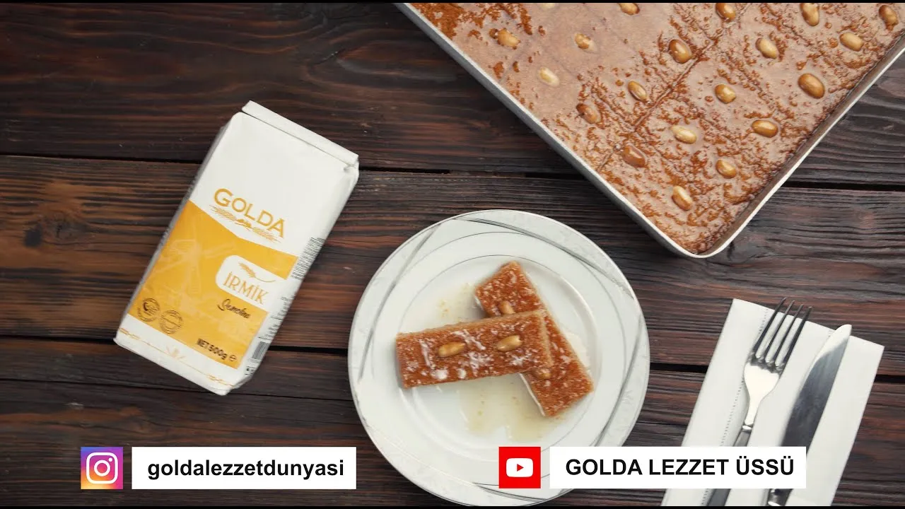 Golda irmik ile şambali tarifi